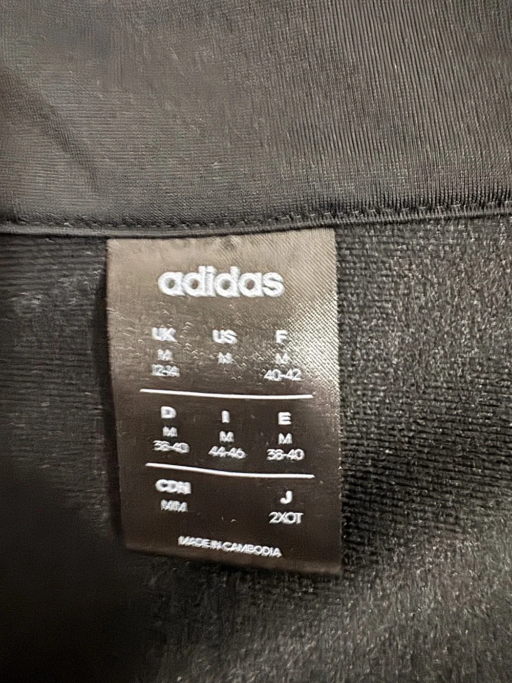 Adidas Essentials Women's Black 3-Stripe Full Zip Track Jacket Size Medium - Picture 6 of 8